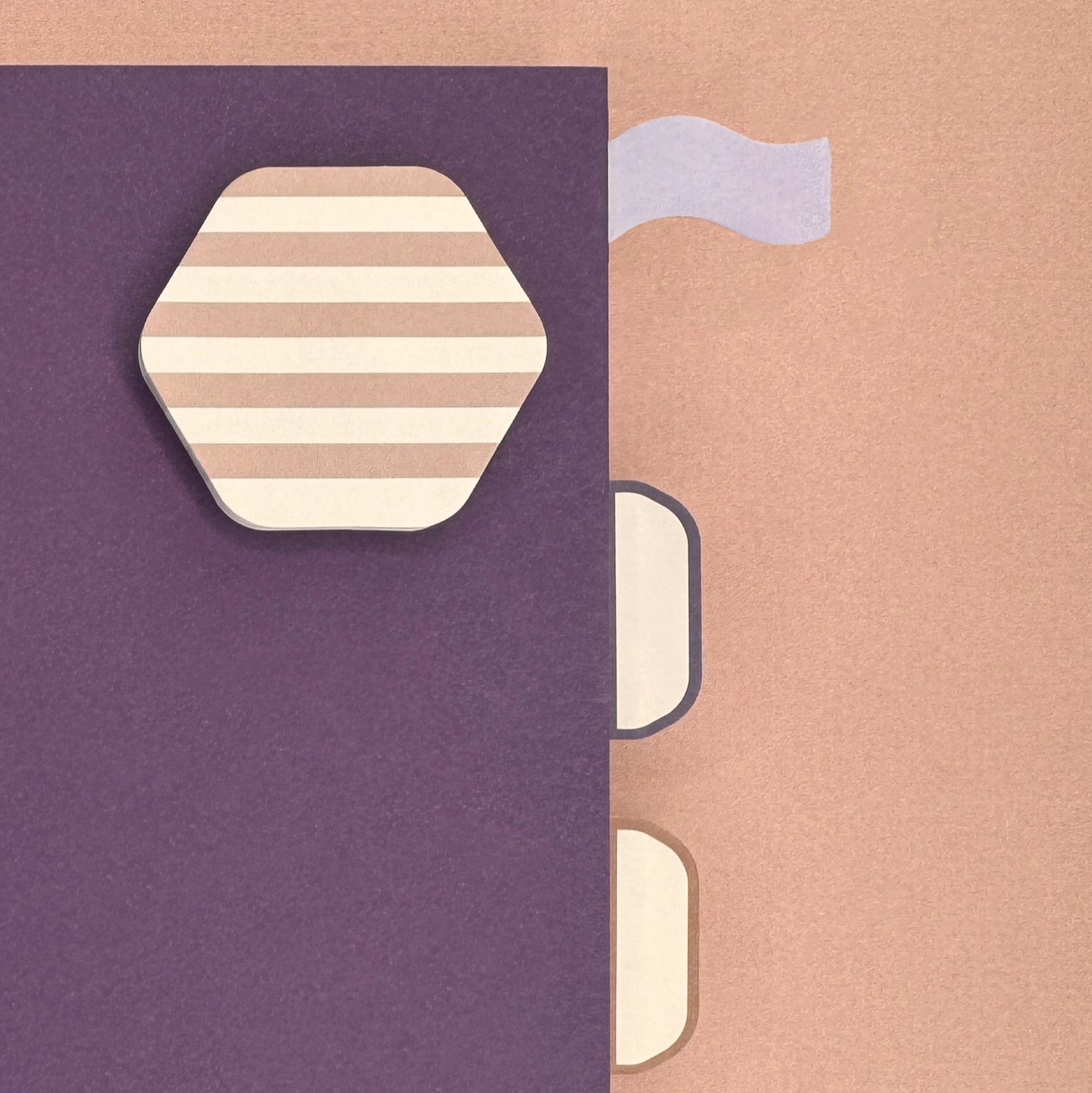 Stripe Sticky Note Set - Page Flags and Tabs