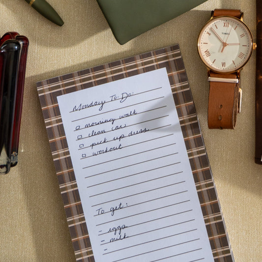 Forest Flannel Notepad