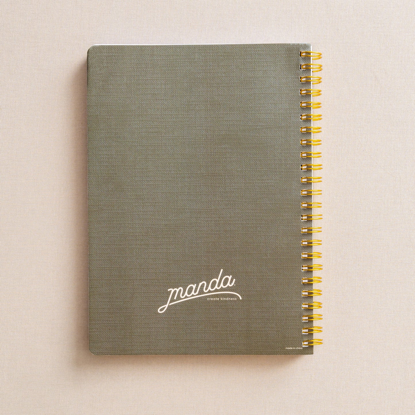 Forest Flannel Spiral Notebook