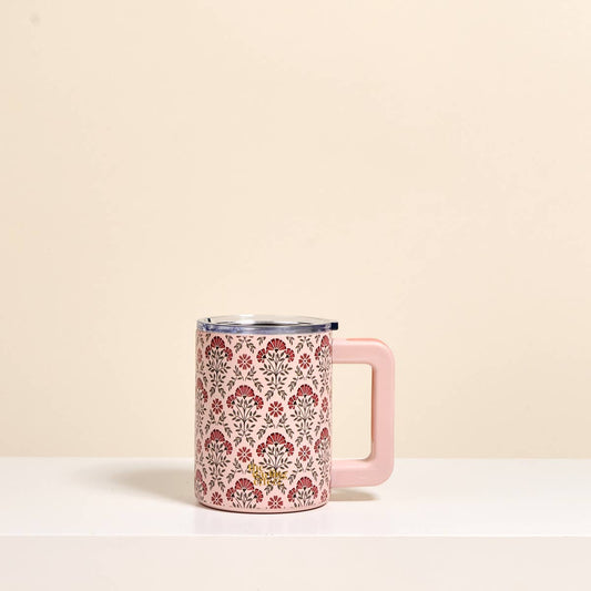 14 oz Insulated Mug–Everbloom Dusty Rose