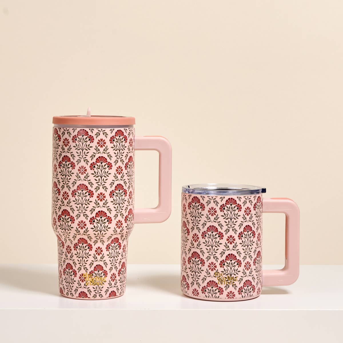 20 oz Lifestyle Flip Straw Tumbler–Everbloom Dusty Rose