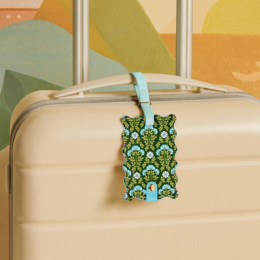 Jetsetter Luggage Tag–Everbloom Forest Green