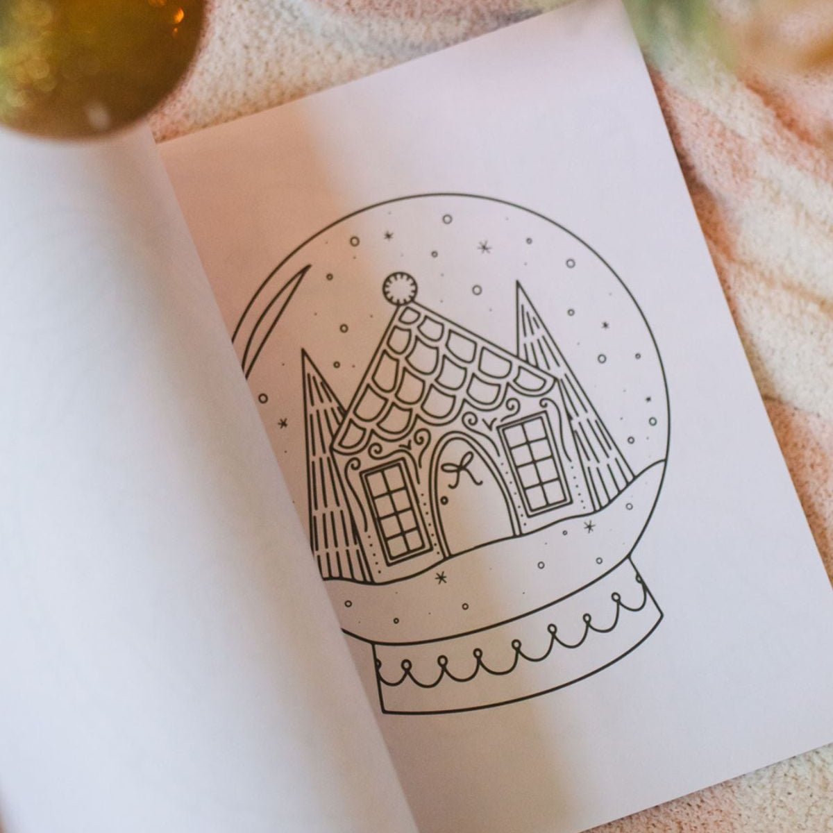Cozy Christmas Coloring Book