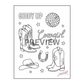 Cowgirl Tilly's Coloring Book - Digital Download