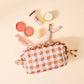 Essentials Quilted Pouch-Maple Gingham