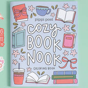 Cozy Book Nook Coloring Book
