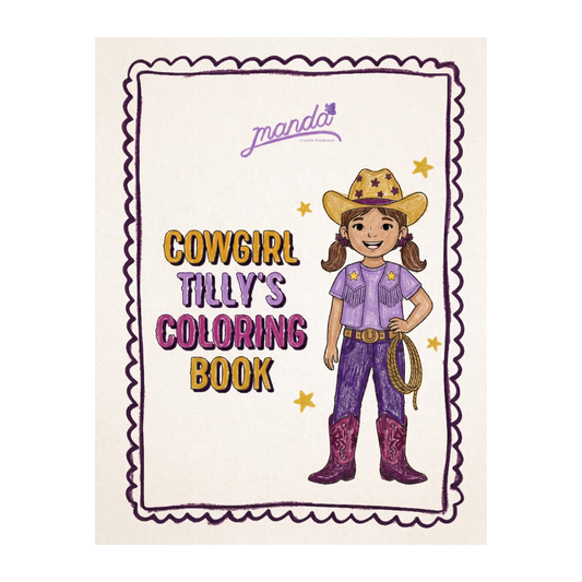 Cowgirl Tilly's Coloring Book - Digital Download