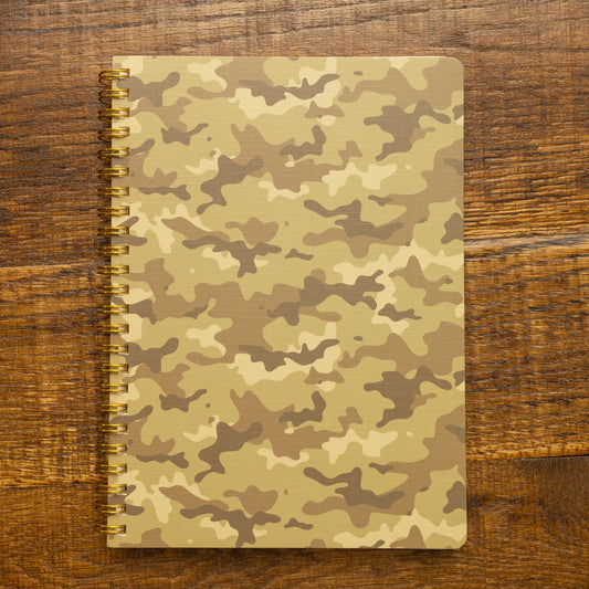 Charlie's Camo Spiral Notebook
