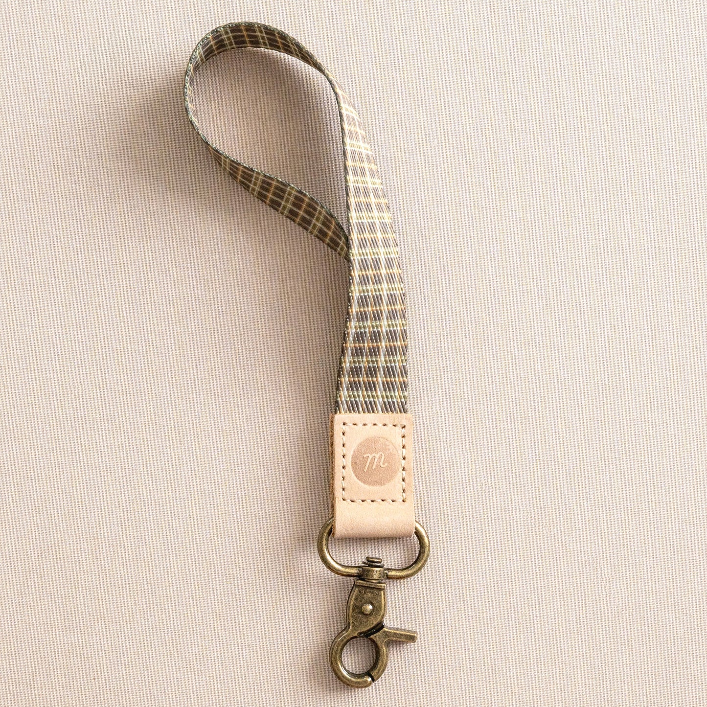 Forest Flannel Wrist Lanyard