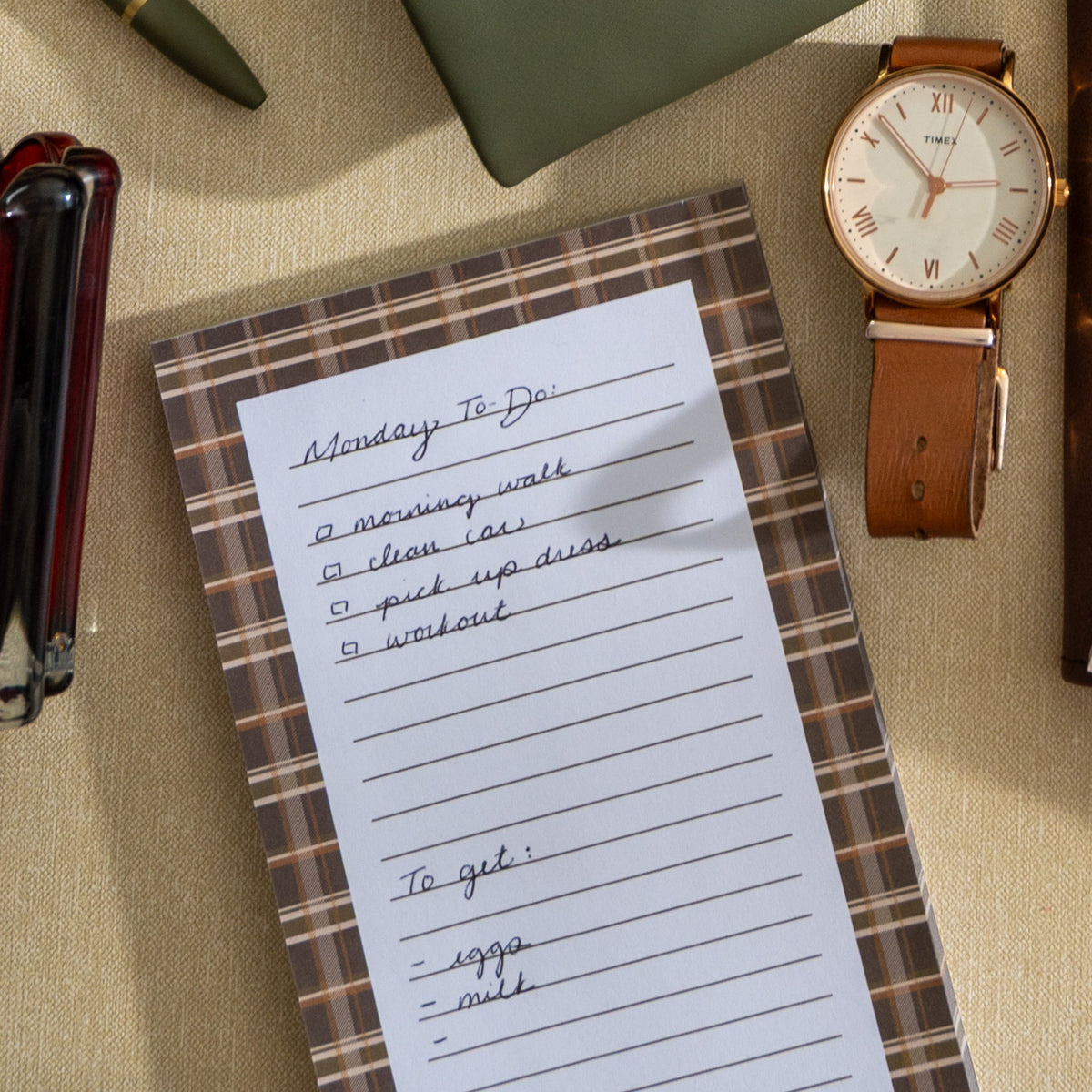 Forest Flannel Notepad