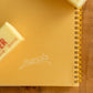 Butter Gingham Spiral Notebook