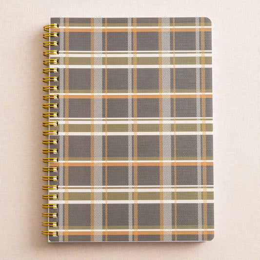 Forest Flannel Spiral Notebook