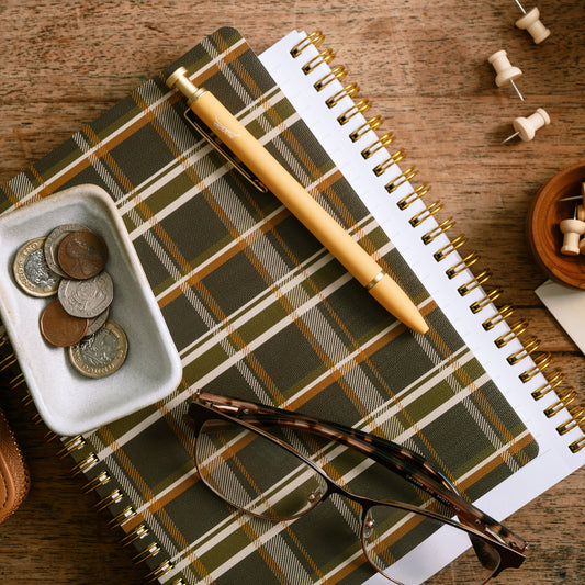 Forest Flannel Spiral Notebook