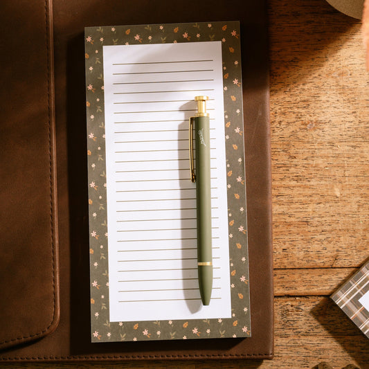 Forest Floral Notepad