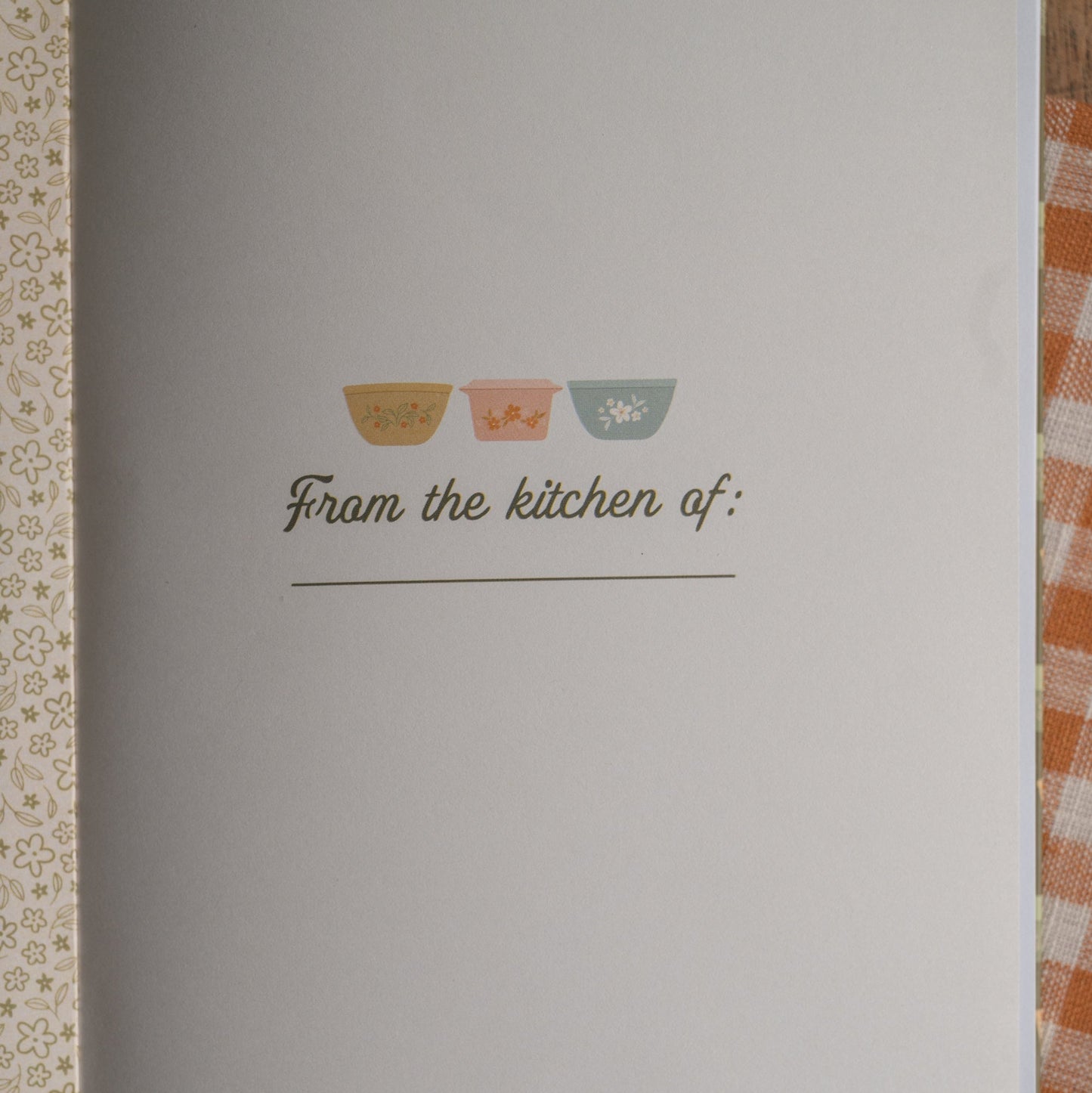 Heirloom Recipe Journal