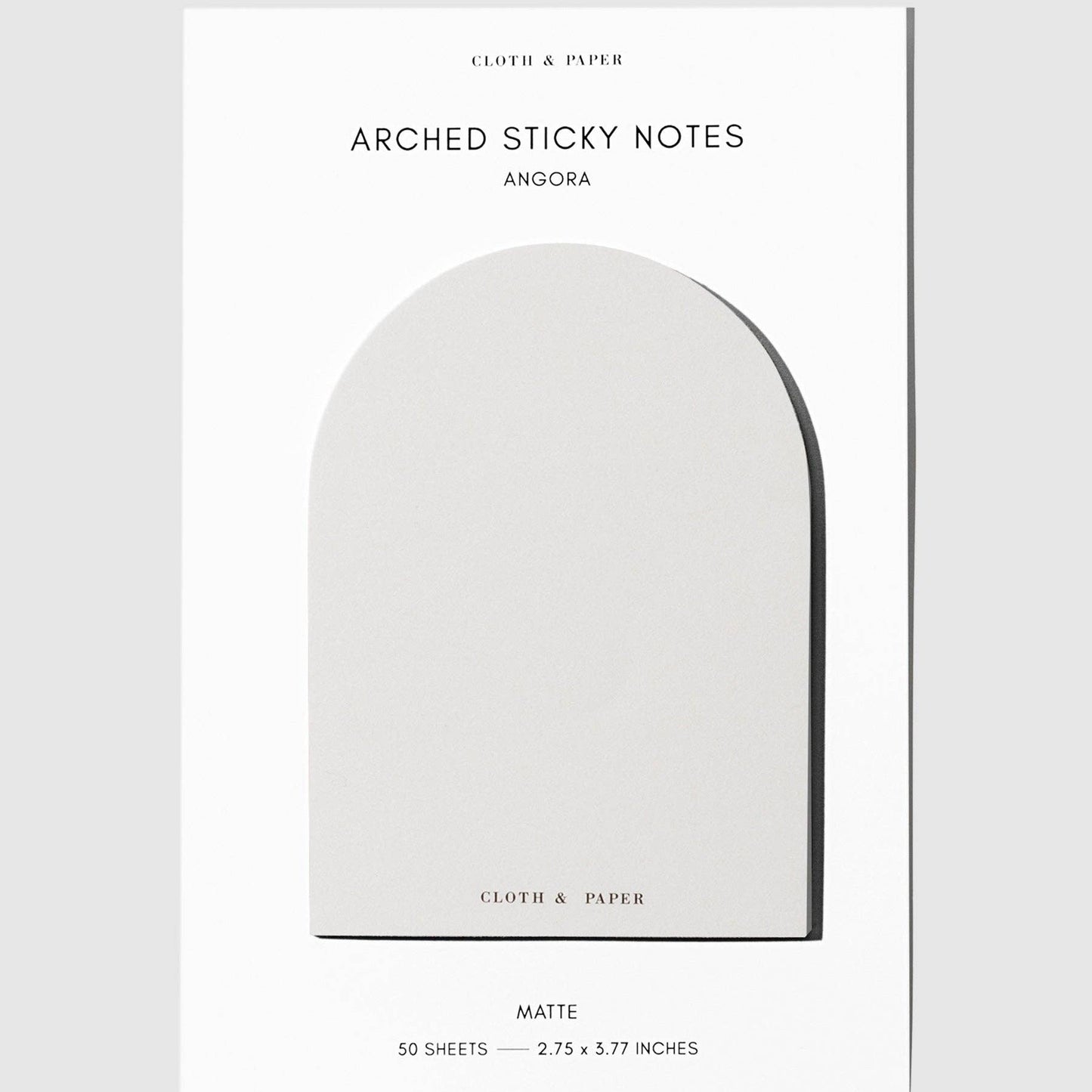 Luxury Arch Sticky Notes: Angora