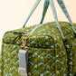 On-the-Go Quilted Weekender Bag–Everbloom Forest Green