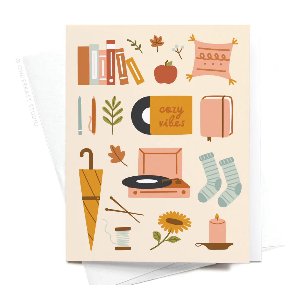 Cozy Vibes Greeting Card