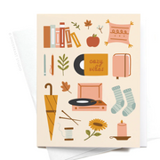 Cozy Vibes Greeting Card