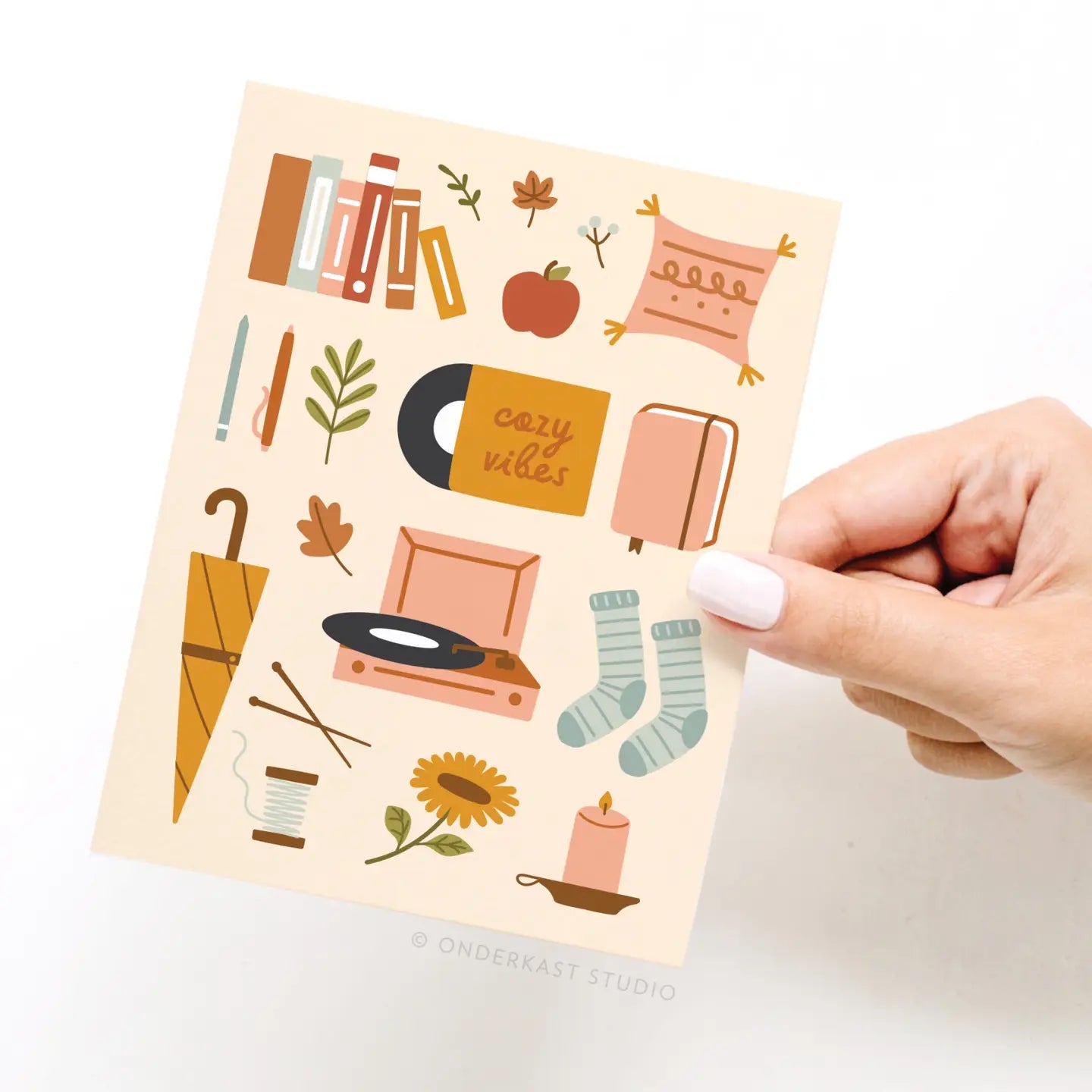 Cozy Vibes Greeting Card