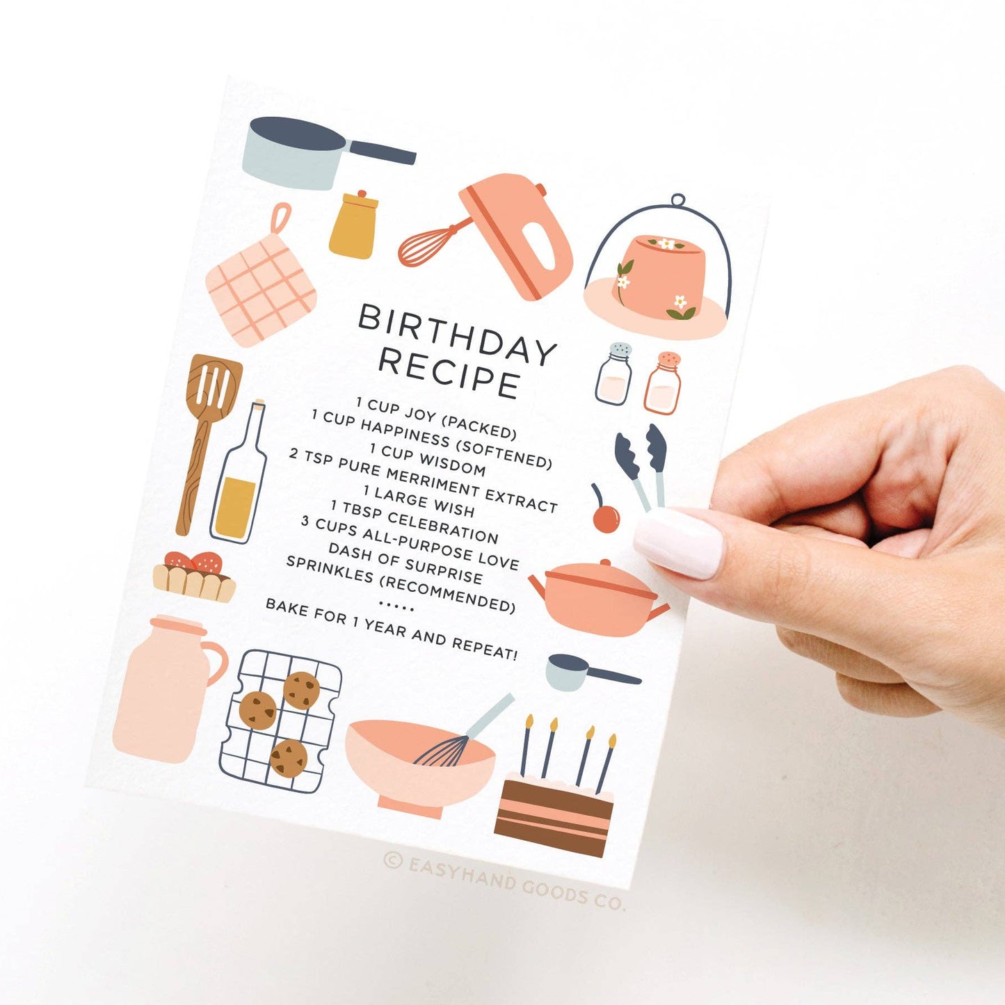 Birthday Recipe Greeting Card