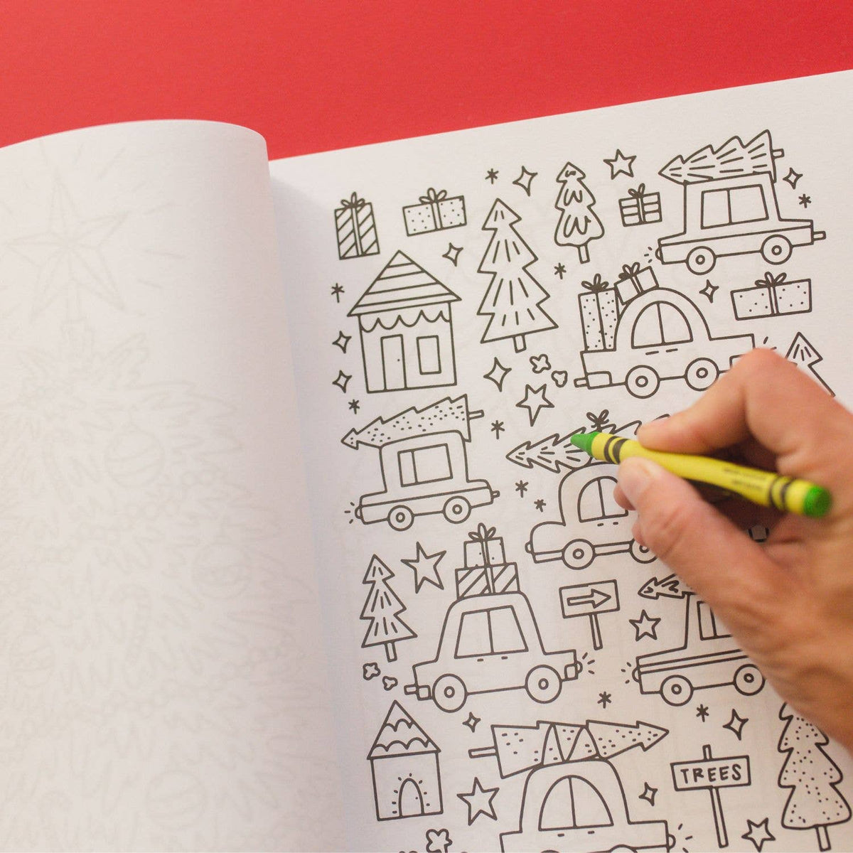 Home For The Holidays Coloring Book
