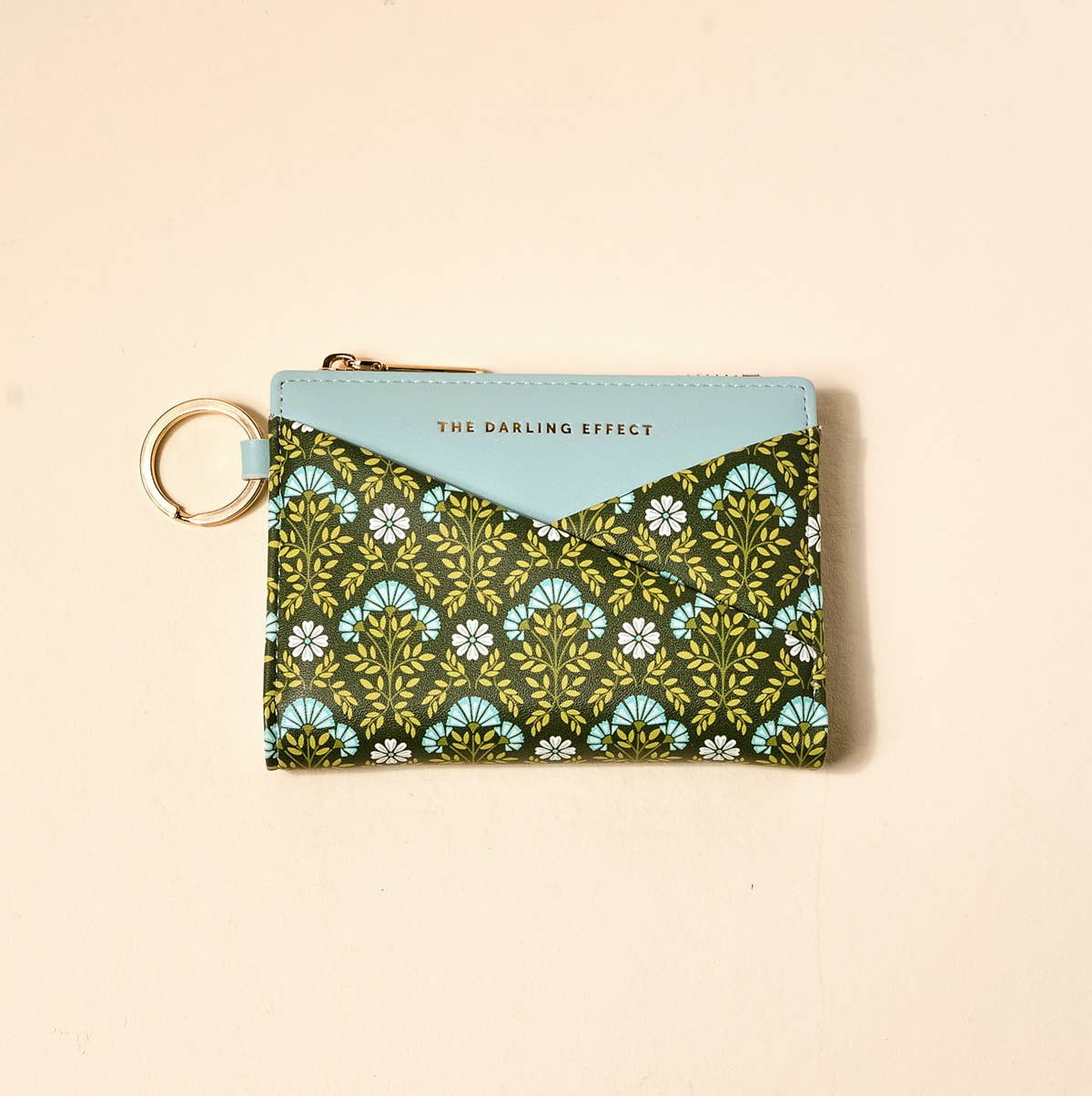Luxe Pocket Wallet–Everbloom Forest Green