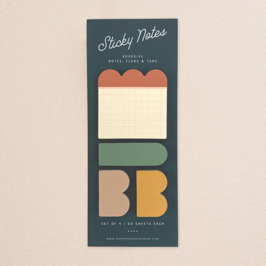 Grid Sticky Note Set - Page Flags and Tabs