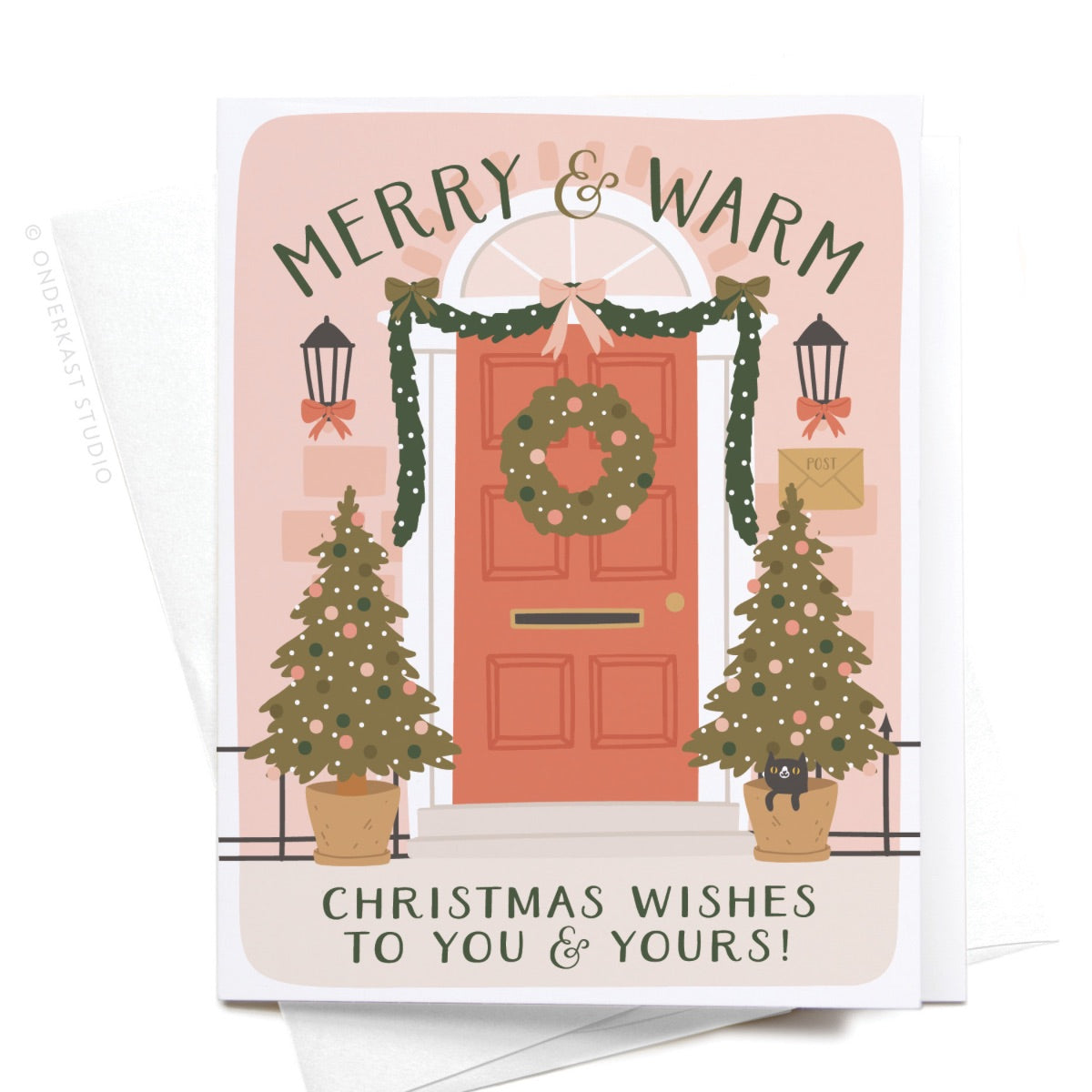 Merry & Warm Christmas Wishes Greeting Card