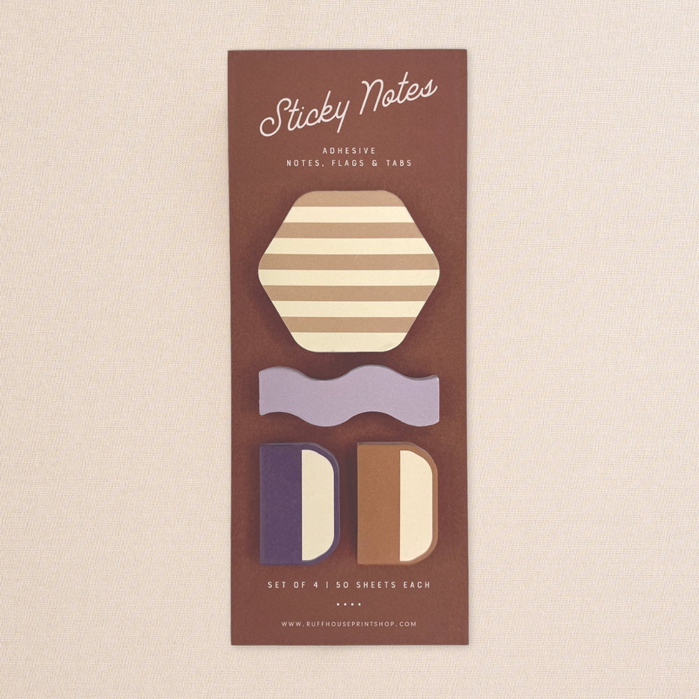 Stripe Sticky Note Set - Page Flags and Tabs